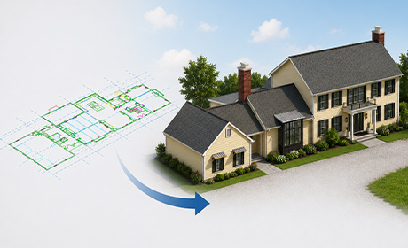 Architectural CAD to BIM Service