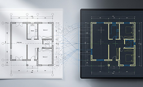 Architectural PDF to CAD Conversion