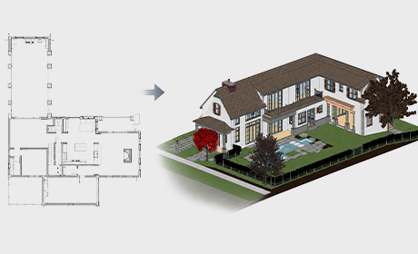As-Built CAD Drawing to BIM Conversion