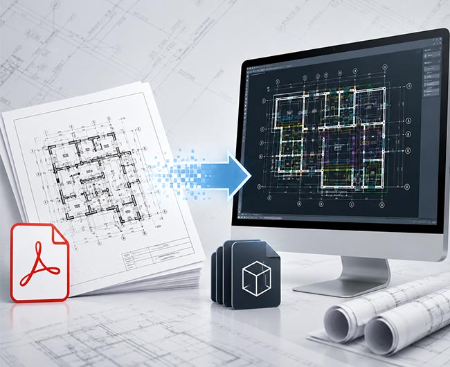 PDF to CAD Conversion Services