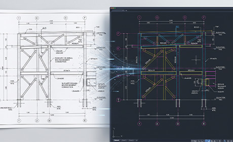 Structural PDF to CAD Conversion