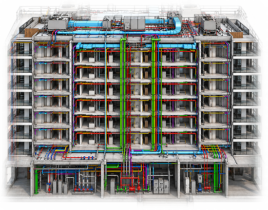 Clash-free MEPF BIM coordination for affordable housing in Revere, MA