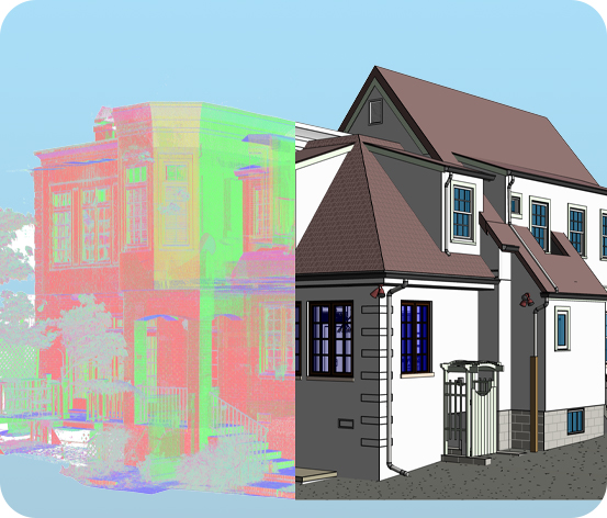 Efficient Point Cloud to BIM Modeling Services – 10,000 Sq. Ft. Delivered in Just 1 Day